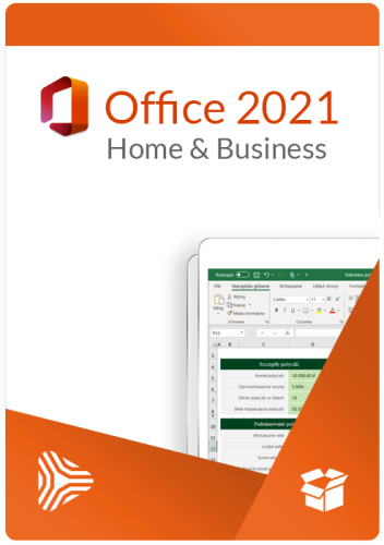 Microsoft Office 2021 dla Użytkowników Domowych i Małych Firm dla Mac / aktywacja online / klucz produktu